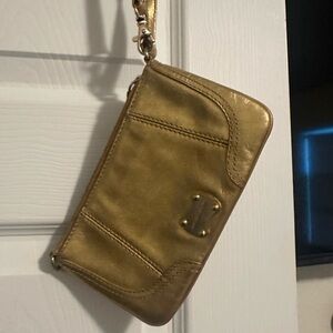 Gold Wristlet Clutch
